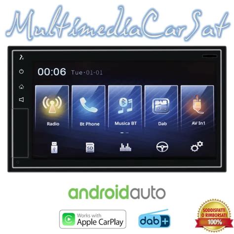 PHONOCAR VM011D VM 011D Autoradio Android Auto Apple CarPlay 6 75 Dab