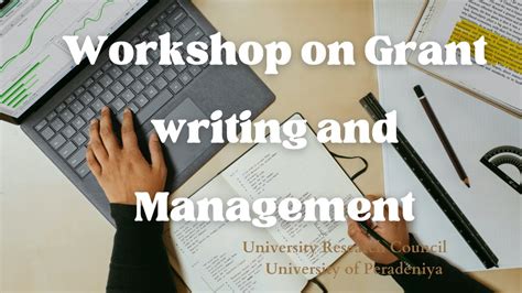 Workshop On Grant Writing And Management Youtube