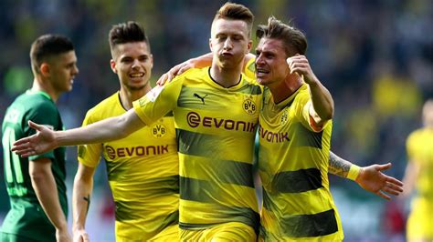 Werder Bremen 1 Borussia Dortmund 1 Reus On Target But Stoger S Men