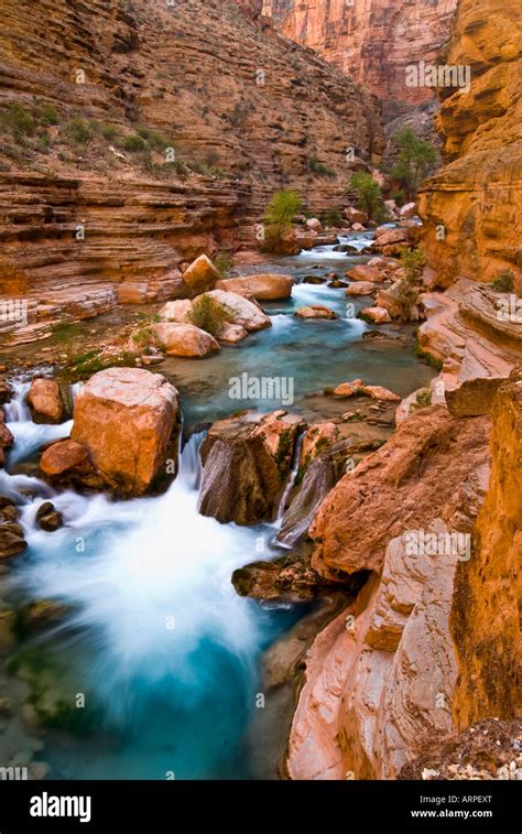 Havasu Creek Canyon On The Colorado River In The Grand Canyon National