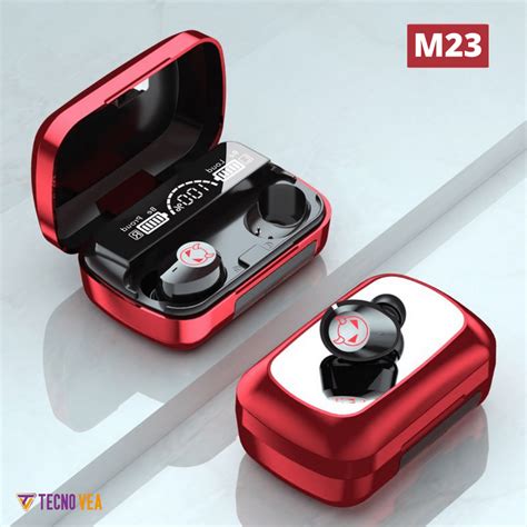 Audifonos Gamer Bluetooth M23 Power Tactil 3 En 1 Rojo Original Oechsle Oechsle