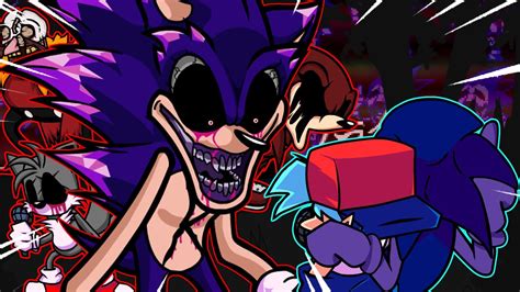 Friday Night Funkin Four Way Fracture Mod Fnf Sonicexe Mod Hard Majin And Bf Vs Exes