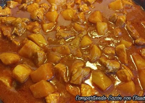 Carne De Puerco Con Papas En Salsa Chipotle Receta De Compartiendo