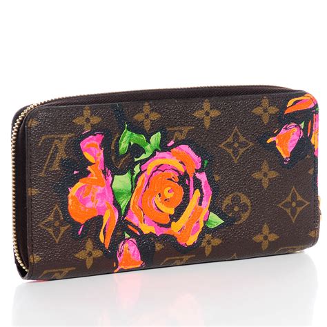 Louis Vuitton Monogram Roses Zippy Wallet 72347