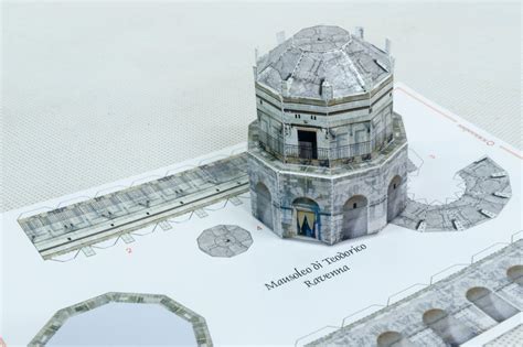 Ravenna Mausoleum Of Theodoric Paper Model To Build