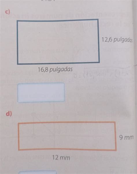 Calcula La Diagonal De Las Siguientes Figuras Se Ala Si El Valor