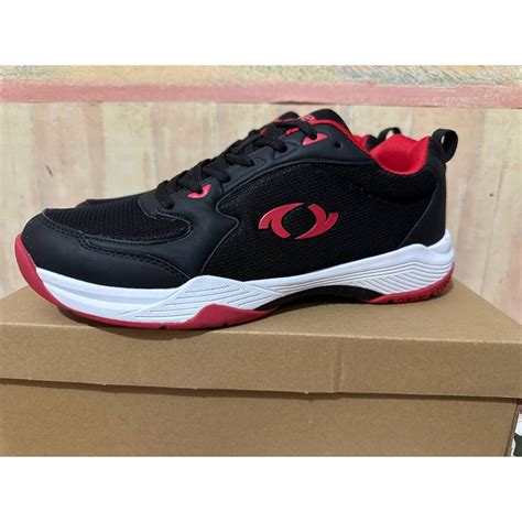 Jual Sepatu Badminton Astec James Hitam Merah 41 Original Shopee