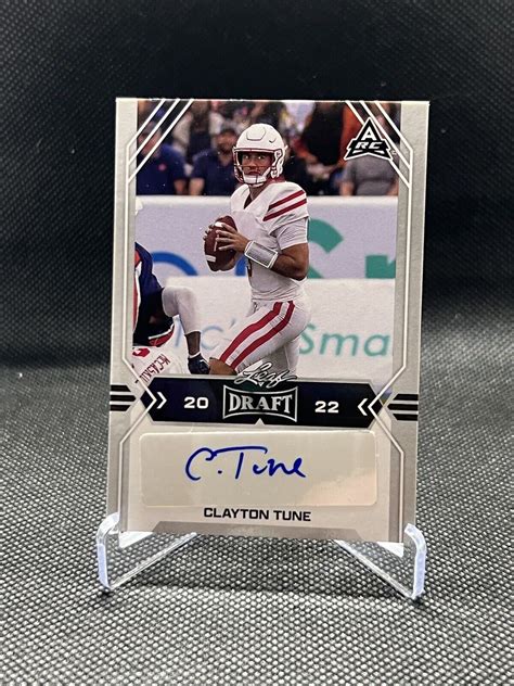 2022 Leaf Draft Autographs BA CT4 Clayton Tune AU RC Compra