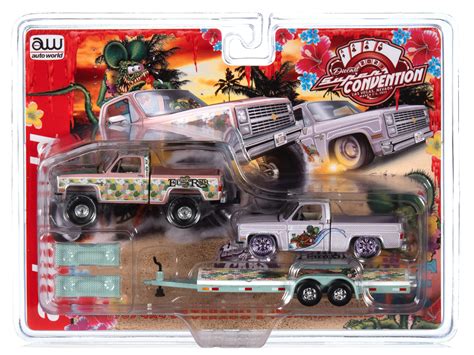 1983 4x4 Silverado And 1983 Silverado Rat Fink Hauler Set 2023 Las