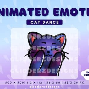 Galaxy Cat Dance Animated Emote Twitch Cosmic Cat Animated Dance Emote