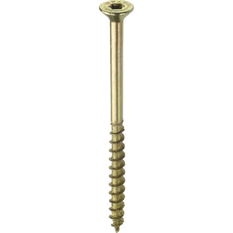 Spax Screws 4191020400324 8 X 1 14 Yellow Zinc Flat Head Screw 240