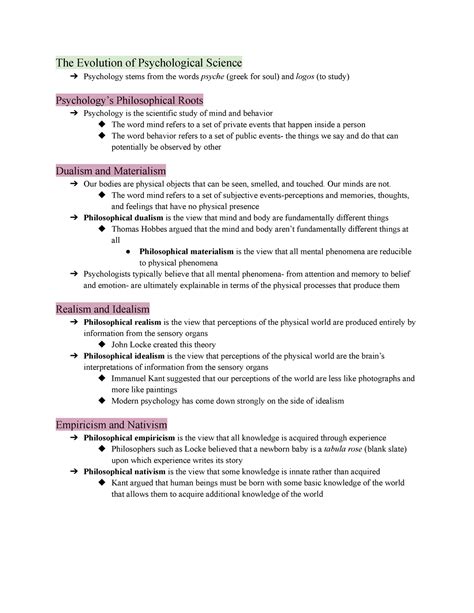 Psych Textbook The Evolution Of Psychological Science Psychology