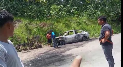 Padre De Familia Muri Calcinado En El Choque De Auto Con Una Trimoto