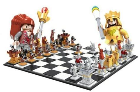 Lego 853373 Kingdoms Set Chess Set Lego Building Toys