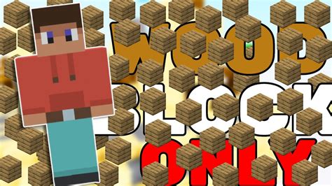 WOOD BLOCKS ONLY CHALLENGE IN BLOXD IO BEDWARS Bloxd Io Bedwars