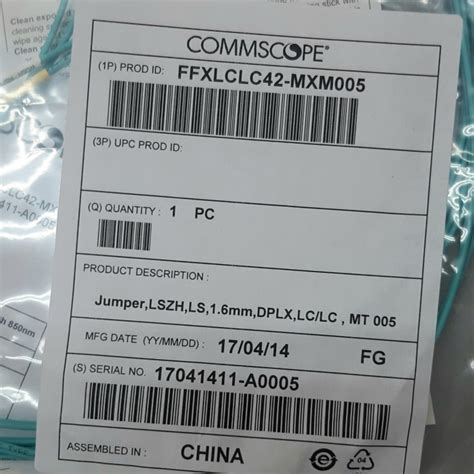 Jual Commscope Systimax Fo Patch Cord Lc Lc M Mm Om Duplex Fiber