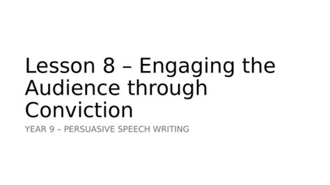 Persuasive Speech Writing Teaching Resources