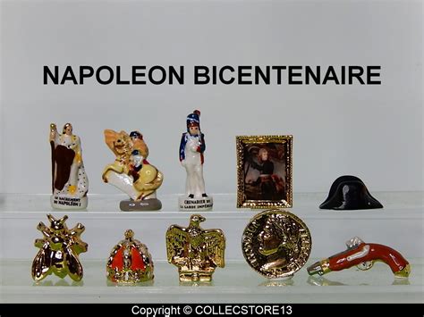 SERIE COMPLETE DE FEVES NAPOLEON BICENTENAIRE Fèves de collection