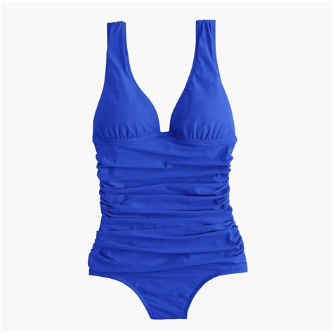 Women's Ruched Femme One-Piece Swimsuit - Women's Swimwear | J.Crew