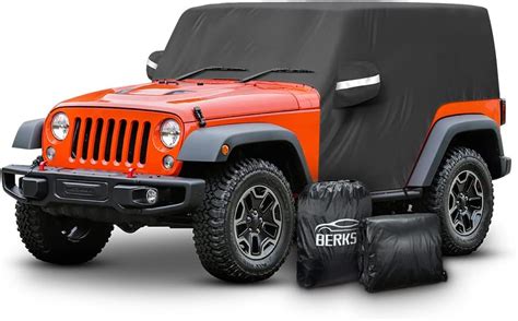 Berksyde Waterproof Car Cab Cover For Jeep Wrangler All Submodels 2 Doors 1987 2022