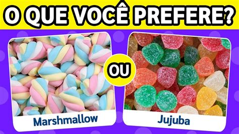 O QUE VOCÊ PREFERE Edição Doces Jogo das Escolhas Mestre Quiz