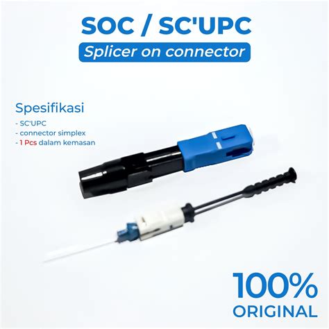 Jual Soc Splice On Connector Sc Upc Nobrand Fiber Optik Shopee Indonesia