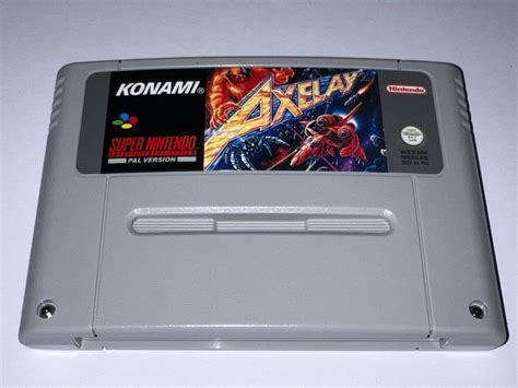 Super Nintendo SNES Spiel Axelay Kaufen Auf Ricardo