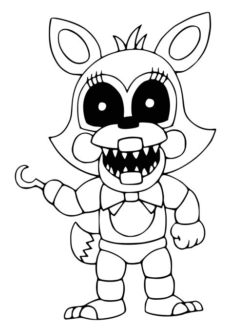 Funtime Freddy Fnaf Coloring Pages Star Wars Coloring Book Fnaf Porn