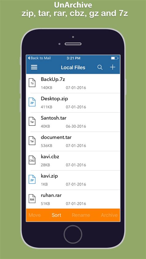 File Extractor - zip rar tar gz 7z for iPhone - Download