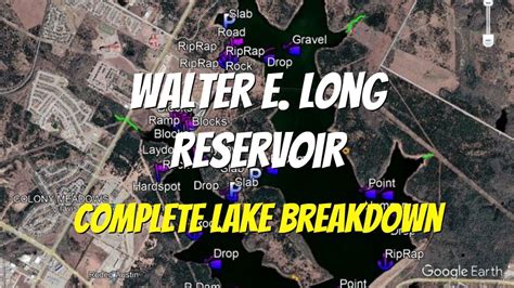 Walter E Long Reservoir Full Lake Breakdown Find The Bass Fast