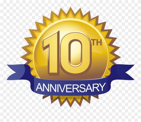 10th Anniversary Logo Png Clip Art Library