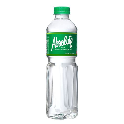 Absolute Distilled Drinking Water 500 Ml Shopee Philippines