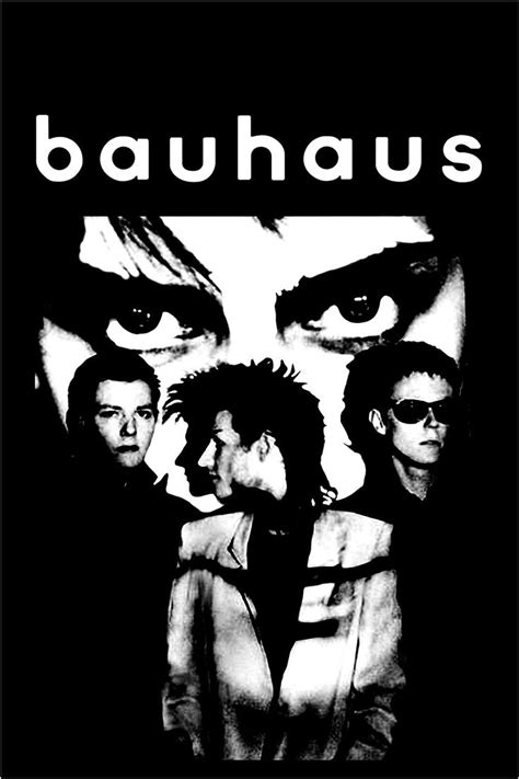 The Poster For Bauhaus Shows Two Men With Their Eyes Open And One Is