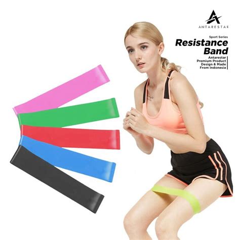 Jual Antarestar Official Resistance Band Tension Tali Elastis Olahrga