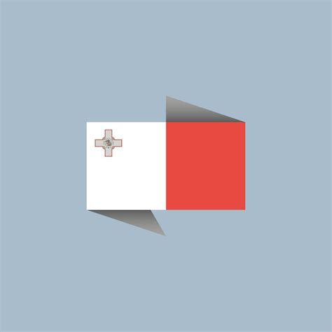 Premium Vector Illustration Of Malta Flag Template