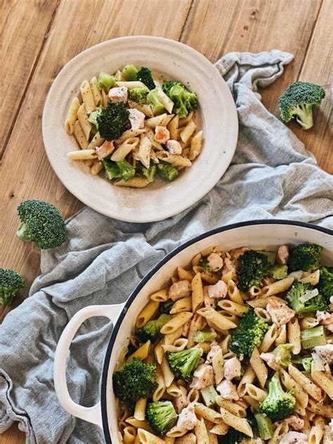 One Pot Pasta Cremige Parmesan H Hnchen Brokkoli Pasta