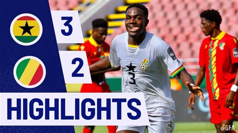 Ghana U Black Meteors Congo Goal Highlights U Afcon Youtube