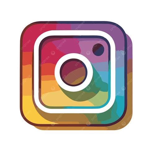 Logotipo De Instagram Con Una Imagen Colorida Vector Png Dibujos Un