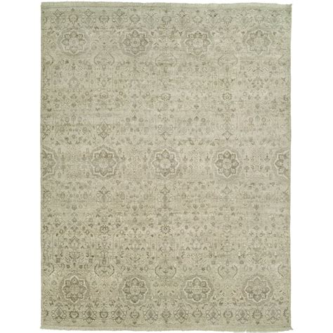 Bungalow Rose Handmade Hand Knotted Wool Gray Rug Wayfair