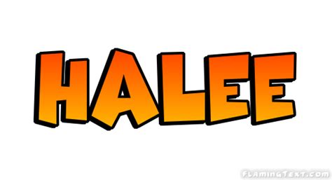 halee logo besplatnyy instrument dlya dizayna imeni ot flaming text