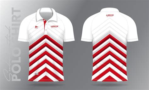 Uniforme De Design De Modelo De Camisa Polo Vermelha Para Camisa