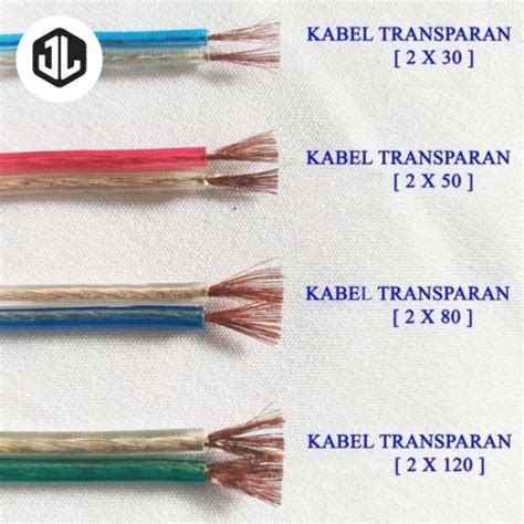 Jual Kabel Listrik Audio Transparan Serabut Meteran Per Meter Di Seller