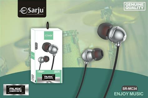 Black Mobile Earphone Sarju Model Name Number Mt At Rs In Nala