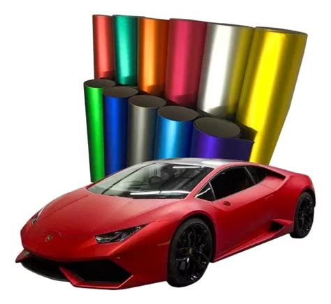 Vinil Wrap Automotriz Colores Cromo Mate Autoelite 1x1 52m Meses Sin