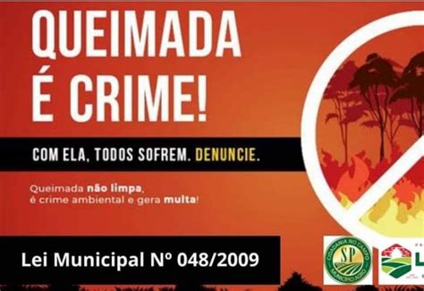 Not Cia Queimada Urbana Crime Prefeitura Municipal De Lup Rcio