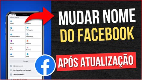 Como Mudar O Nome Do Facebook Depois Da Atualiza O R Pido E F Cil