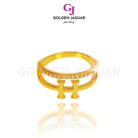 GJ Jewellery Emas Korea Emas Bangkok 24K Brand Cincin Diamond Ring