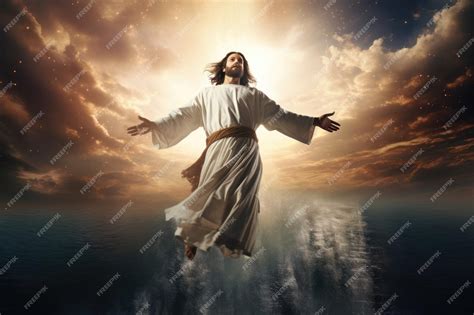 Premium Photo Second Coming Of Jesus Christ Ascension Of Jesus In