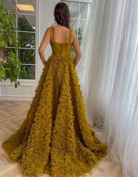 Golden Glow Ball Gown Teuta Matoshi