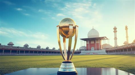 Premium AI Image Cricket World Cup Trophy Generative Ai